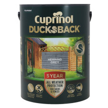 Cuprinol Ducksback 5L Paint Herring Grey