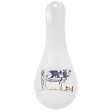 Country Life Farm Spoon Rest Design Home Kitchen Spatula Cooking Support