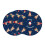 Round Christmas Placemats & Coasters Set 8Pcs MDF Cork Backing Table Protector 2