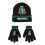 Minecraft Minecraft Beanie and Gloves Set (Boys Black) 1