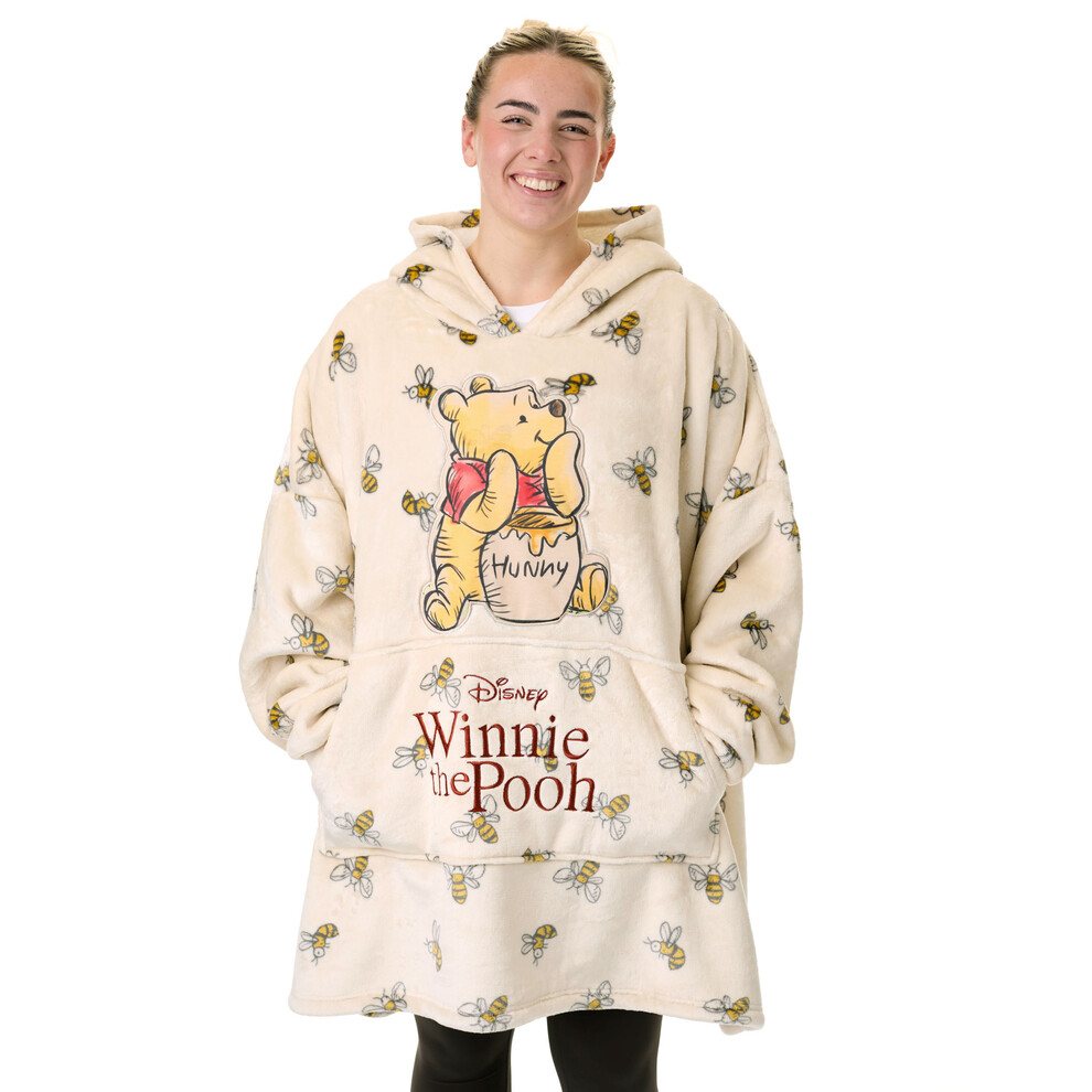 Disney Women's Beige Blanket Hoodie | | Official Merch - Image 4