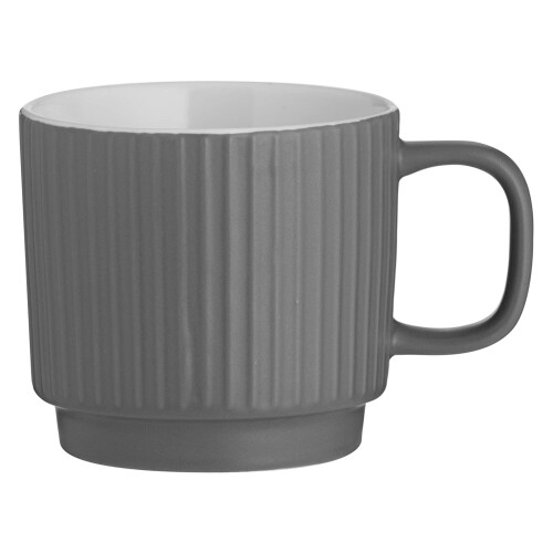 Mason Cash Mason Cole Embossed Line Mug Grey [2002.102]