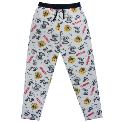 Harry Potter (Small) Harry Potter Lounge Pants (Mens Grey)