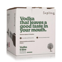 Sapling Vodka Bag in Box (5L) 500cl 40%