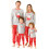 Peppa Pig (Medium) Peppa Pig Long Sleeve Long Leg Pyjama Set (Mens Red) 2