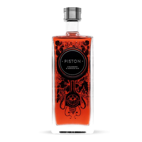 Piston Strawberry & Hibiscus Gin 70cl 40%