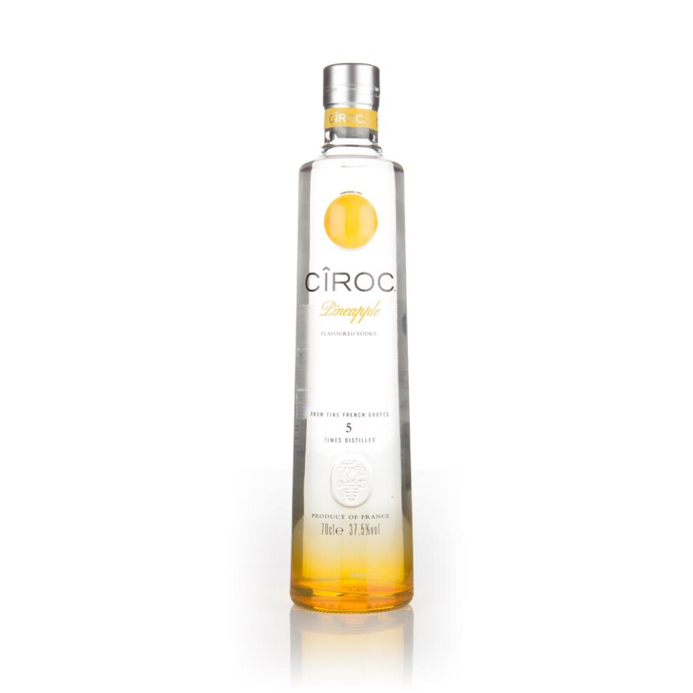 Ciroc Pineapple Flavoured Vodka, 70 Cl