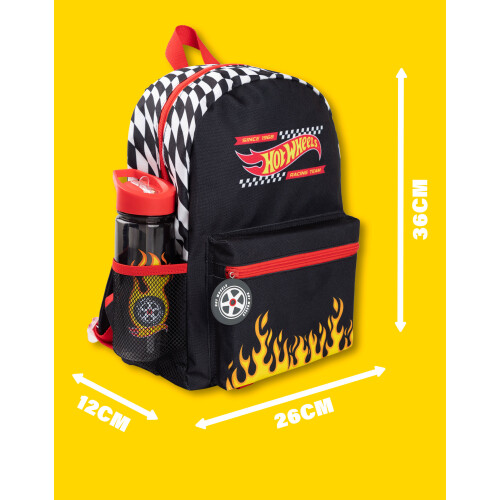 Hot Wheels Hot Wheels 4 Piece Backpack Set (Unisex Kids Black) 2