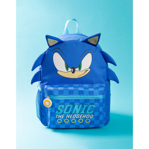 Sonic The Hedgehog Sonic the Hedgehog Backpack (Unisex Kids Blue) 1