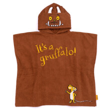 Gruffalo & Friends Poncho Towel (Unisex Kids Brown)