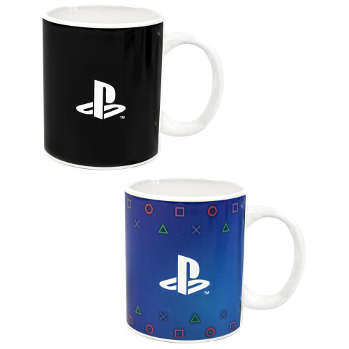 Playstation PlayStation Heat Changing Mug (Womens Black)