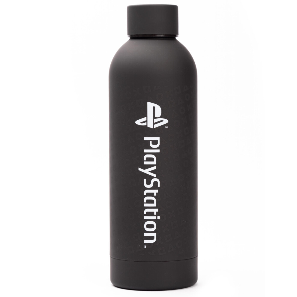 Playstation Water Bottle Adults Kids 750Ml Stainless Steel Travel Mug One Size