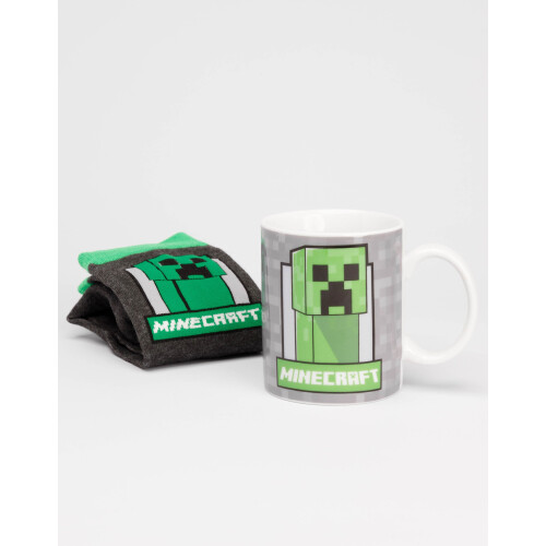 Minecraft Minecraft Mug and Sock Gift Set (Boys Green) 1