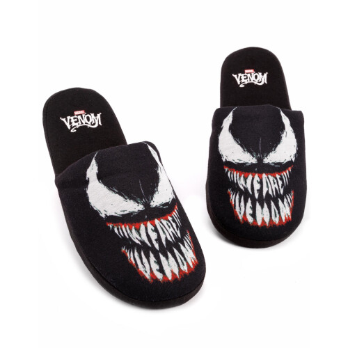 Marvel (11-12 UK) Marvel Mule Slippers (Mens Black)