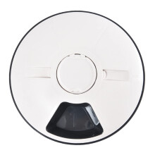 Timed Automatic Pet Feeder For Cats And Dogs Smart Feeding Bowl Grey And White Meals Capacity Easy Clean Space Saving Corner
