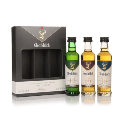 Glenfiddich Glenfiddich Miniature Gift Set 3 x 5cl