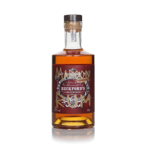 Beckford's Maroon Cask Strength Tropical Rum 50cl 65%