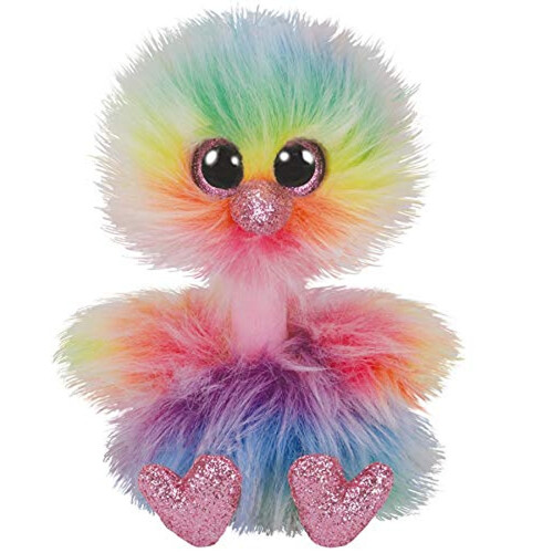 Ty TY Beanie Buddy Asha Pastel Ostrich - Medium