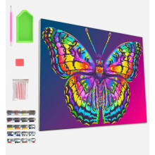 Splat Planet Butterfly Diamond Painting Art Kit