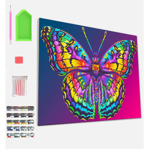 Splat Planet Butterfly Diamond Painting Art Kit