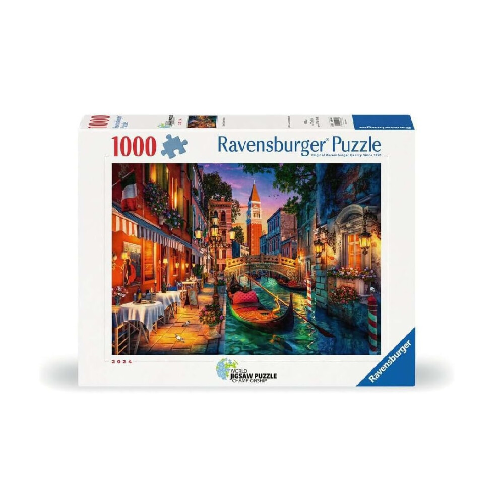 Ravensburger Canal Cruise In Venice 1000 Piece Jigsaw Puzzle