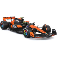 Bburago F1 McLaren MCL38 2024 With Helmet Norris 1:24 Diecast Car 28033N - Board Game