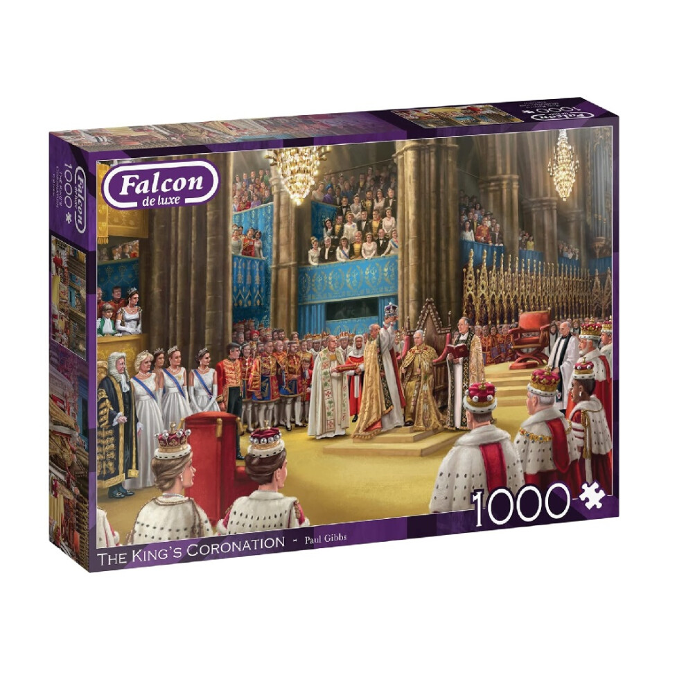 Falcon De Luxe Jigsaw Puzzle - (Falcon De Luxe) - The King's Coronation - 1000 Pieces