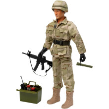Peterkin 74710 World Peacekeepers EOD Technician Action Figure & Accessories Figure, Camouflage