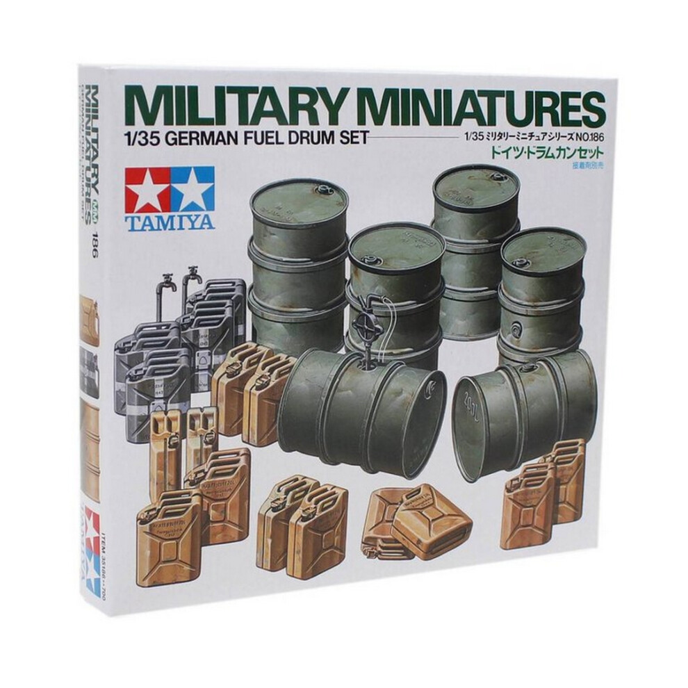 35186 German Fuel Drum Set 1/35 Scale