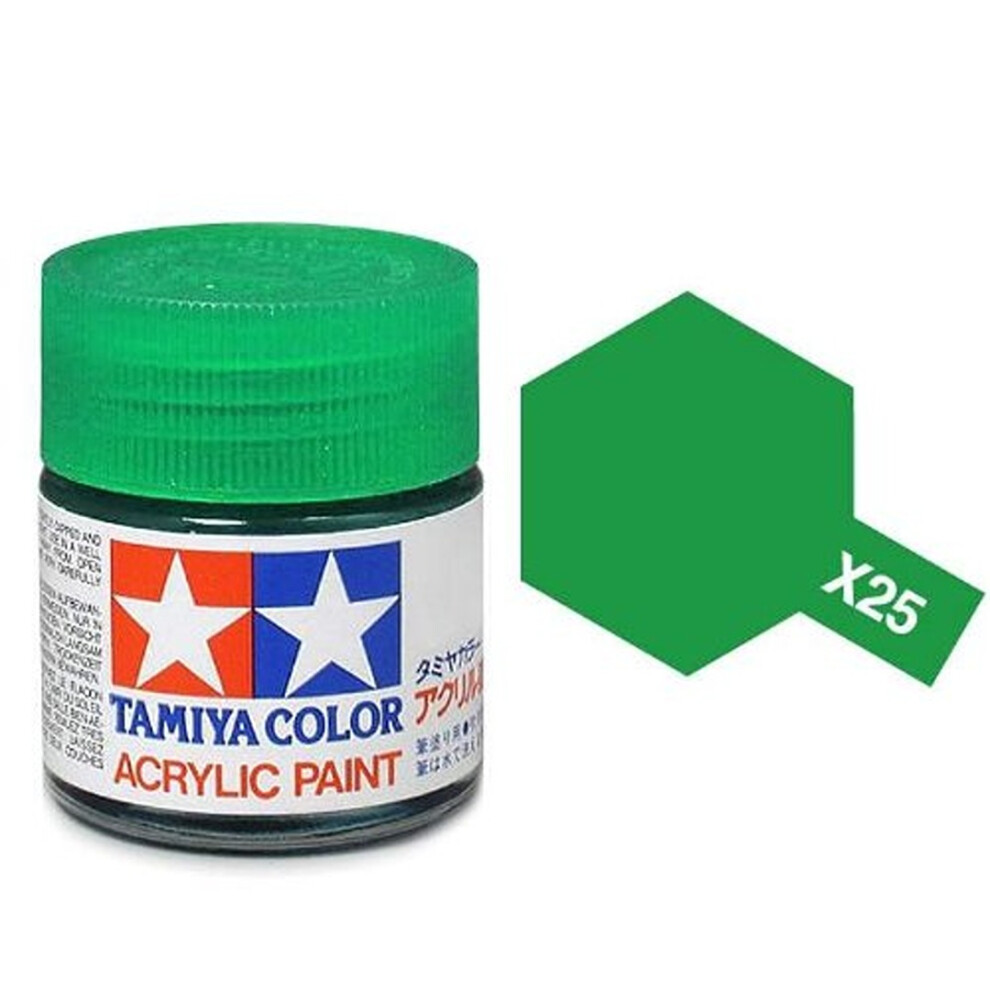Tamiya Acrylics 10ml - X-25 Clear Green