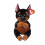 Ty Beanie Bellies Fritz The Dog Medium Soft Plush 1