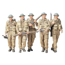Tamiya 300035223 1:35 Gruppo di Pattuglia Fanteria Britannica WWII, 5 Soldati
