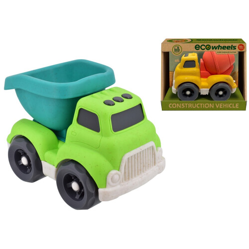 Eco Wheels Bio Plastic Construction Vehicle 16cm (Colours Vary)