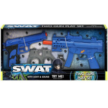 Swat 2 Gun Playset With Light & Sound