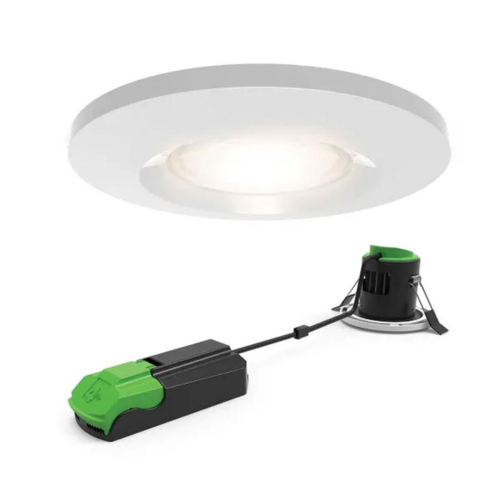 4Lite Smart Wiz Ip65 Fire Rated Dimmable Downlight - Wifi & Bluetooth 8W 675Lm White
