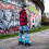 Xootz Xootz Medium Quad Roller Skates Blue/Black Adjustable Beginner Roller Skates For Ages 5 and Above 2