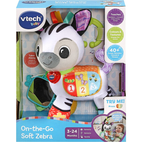 VTech Vtech On-The-Go Soft Zebra 2