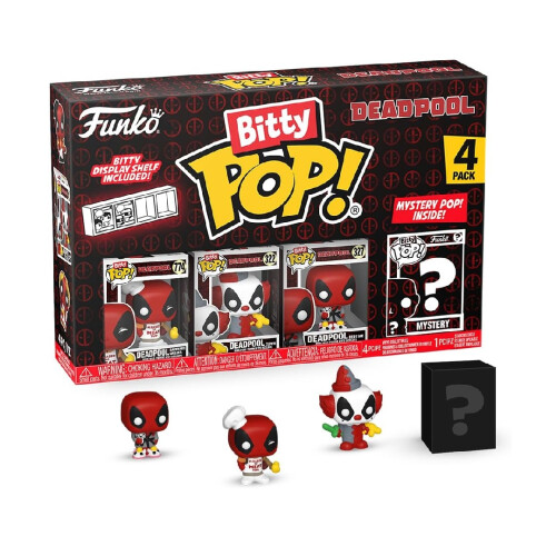 Funko Funko Bitty Pop! Deadpool Figures 4-Pack