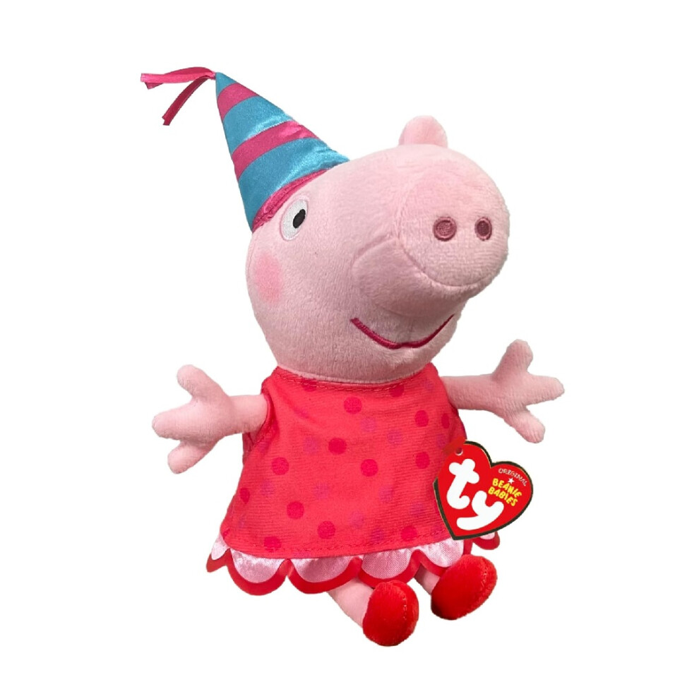 Ty Beanies Peppa Pig 20Th Anniversary Childrens Soft Plush