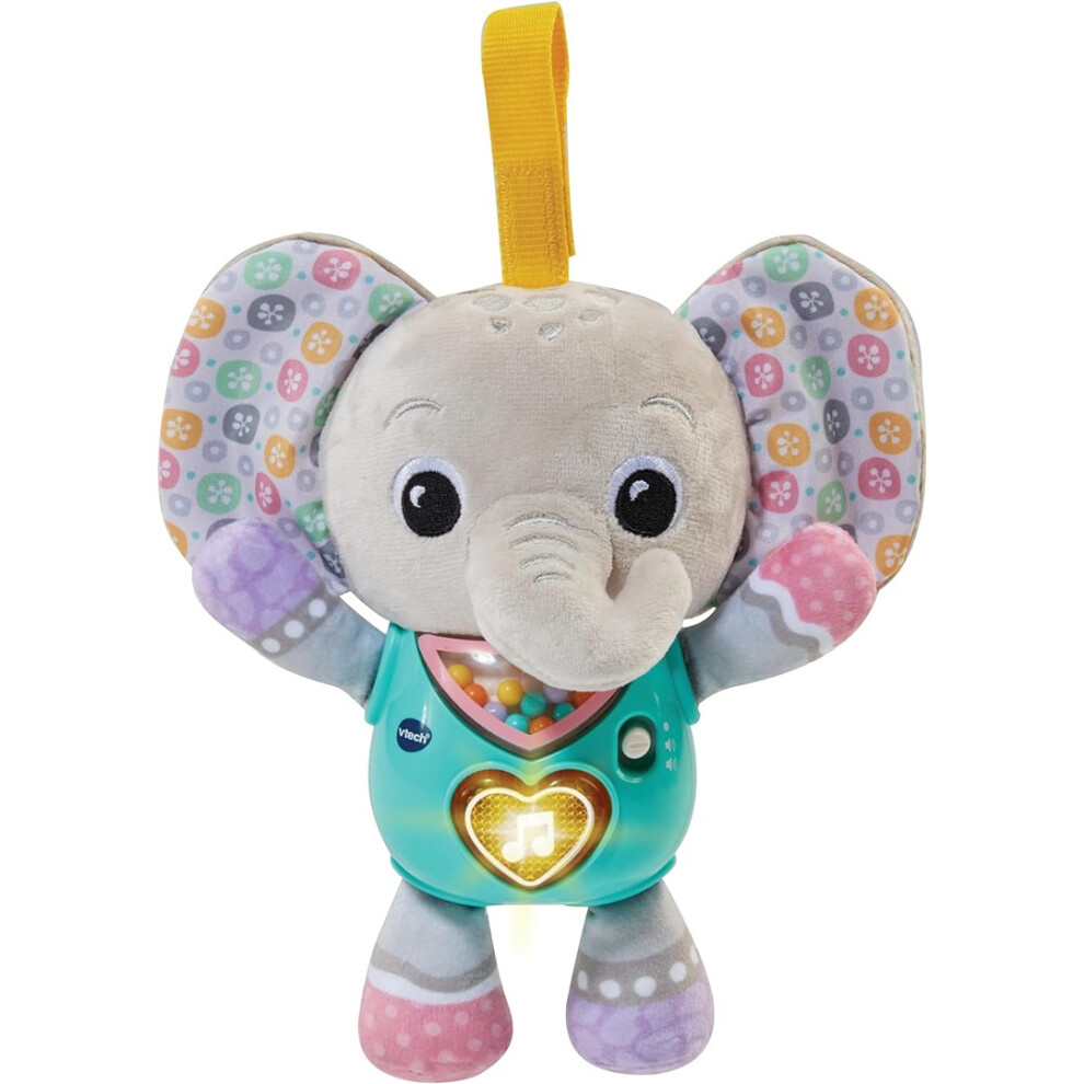 Vtech Baby Cuddle & Sing Elephant, Interactive Baby Toy With Lights, Numbers & Songs, Rattle Beads And Textures, Gift