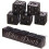 Set of 5 Black Skull Dice 1