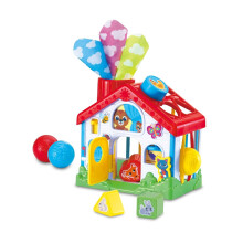 4-in-1 Discovery House, Early Learning Toy for Preschoolers and Toddlers, Colours, Shapes, Sensory Exploration, Fine Motor Skills, For Ages 6, 12, 18