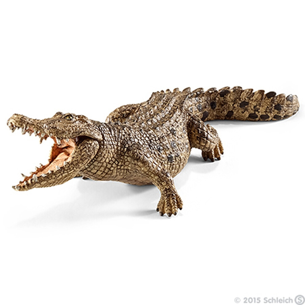 Schleich Crocodile Animal Model - Wild 14736 Life Figure New - Crocodile Wild 14736 Life Animal Figure New