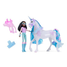 Unicorn Academy, Layla & Glacier Φιλία Set με Διαφανές Σέλα & 2 Αξεσουάρ Δύναμης