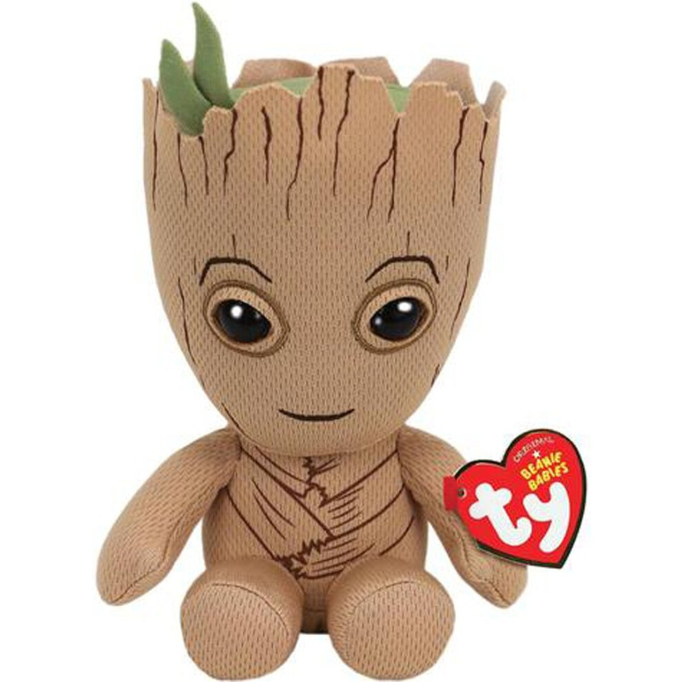 Ty Marvel Groot Beanie 7" Plush Toy