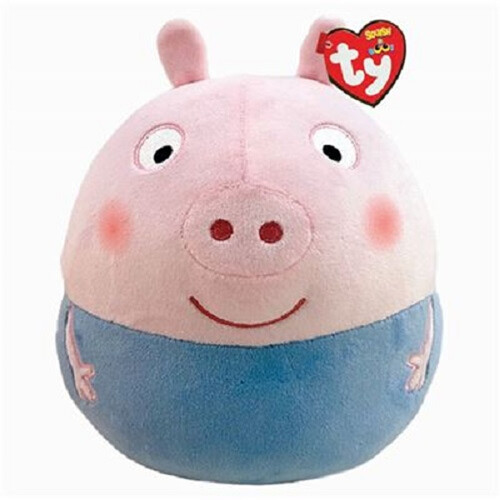 Ty TY Squish-A-Boo 14" George Pig
