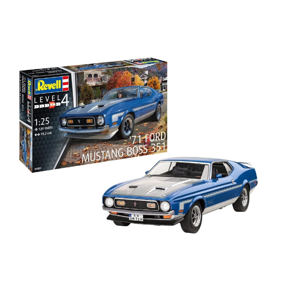 Revell 1971 Mustang Boss 351 (1:25 Scale) Grey