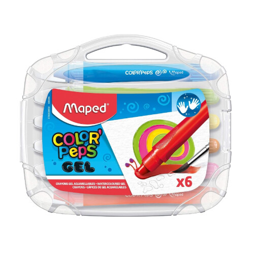 Maped Color'Peps Gel Smoothy Crayons (6 pack), 836306