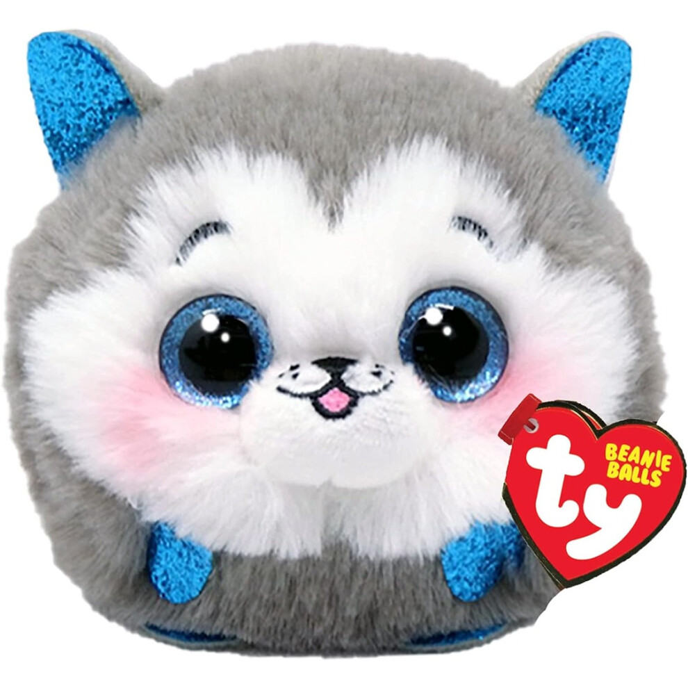 Ty Slush Husky Beanie Balls 3" | Beanie Baby Soft Plush Toy | Collectible Cuddly Stuffed Teddy