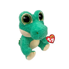 PELUCHE - TY - TY37373 - Ernie der Alligator - Größe small - Glitzernde Augen